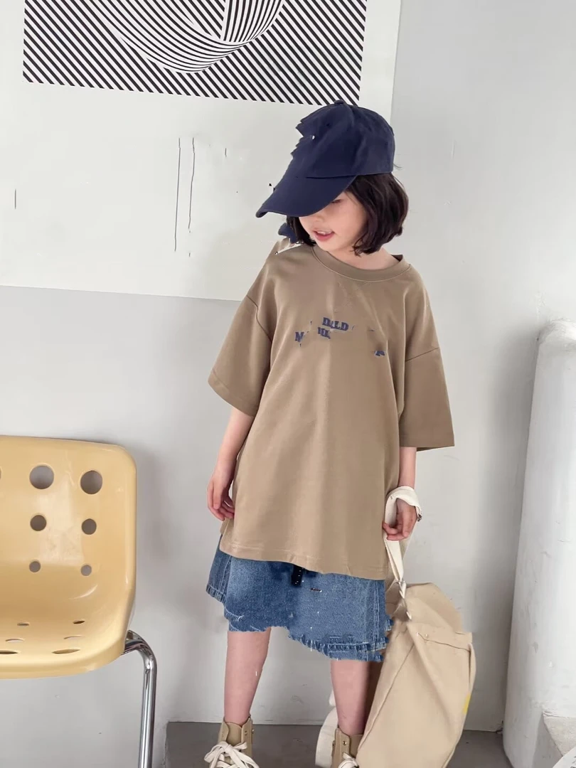 中大童潮童几2299时尚百搭韩版圆领夏季短T