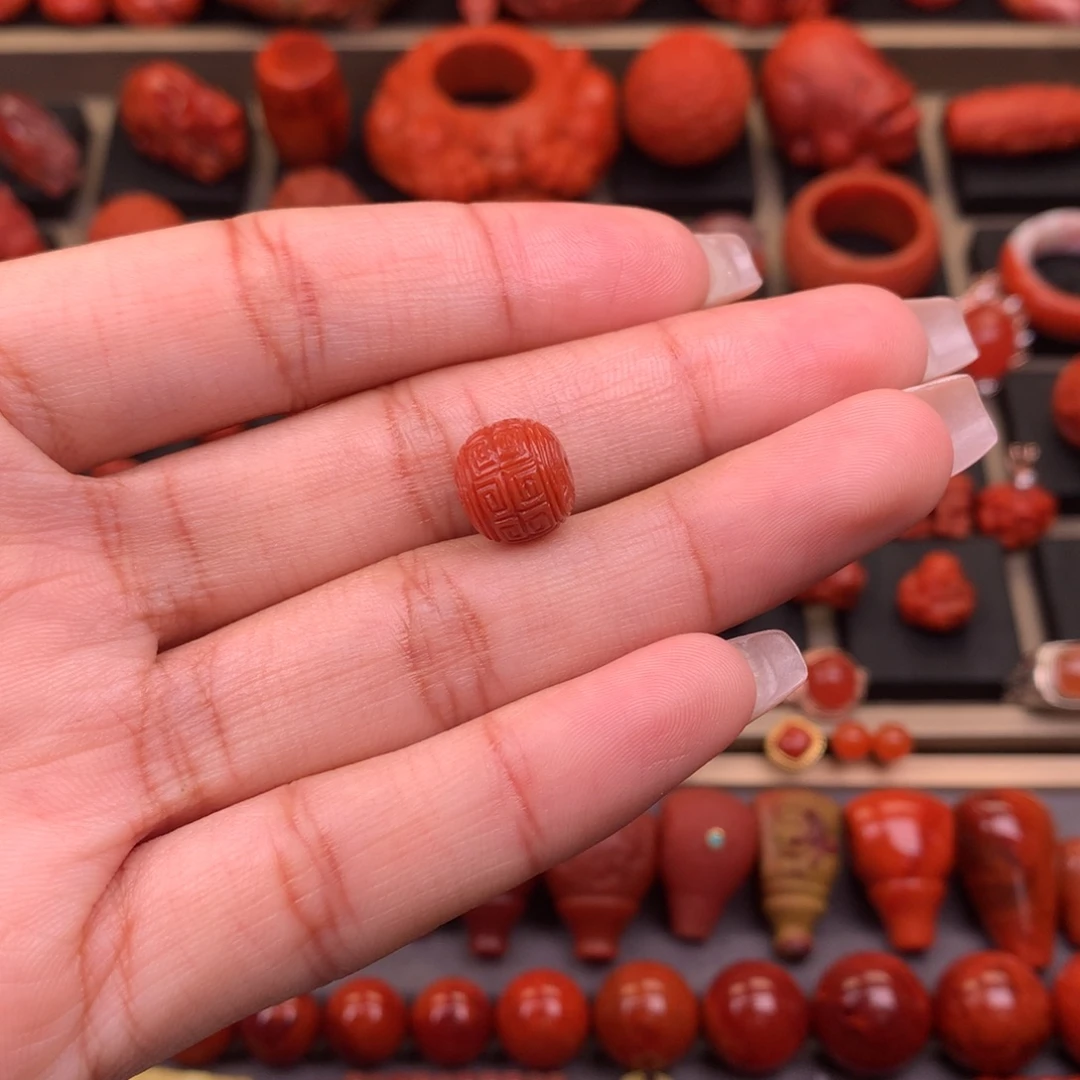 南红玛瑙未镶嵌回纹老型10+