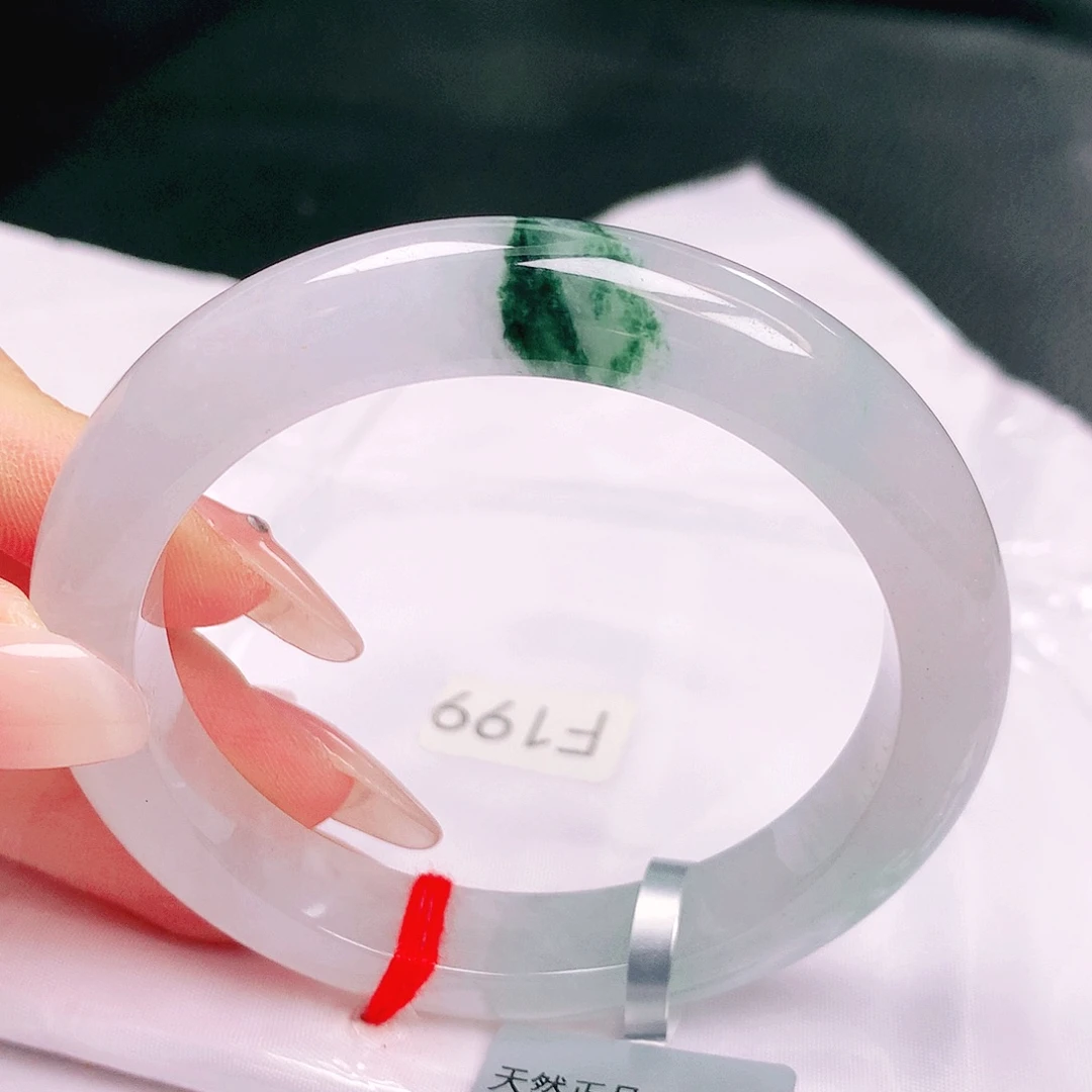 翡翠未镶嵌手镯缅甸天然a货翡翠手镯