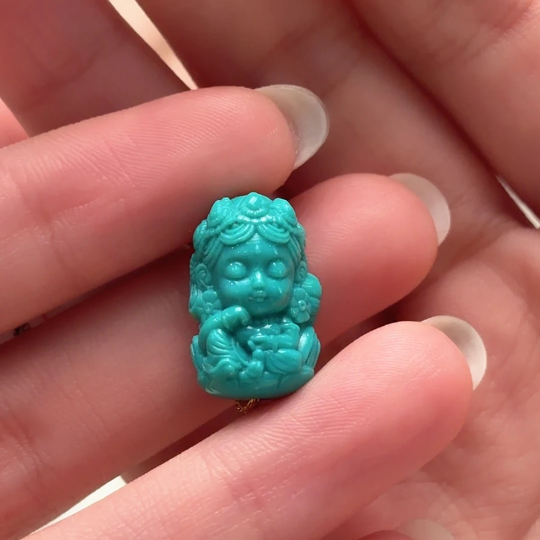 绿松石未镶嵌颈饰