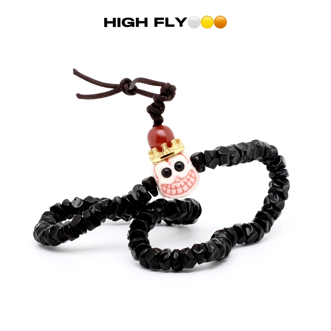 黑金椰蒂｜工费燃烧机印尼进口天然椰蒂手串精工手持