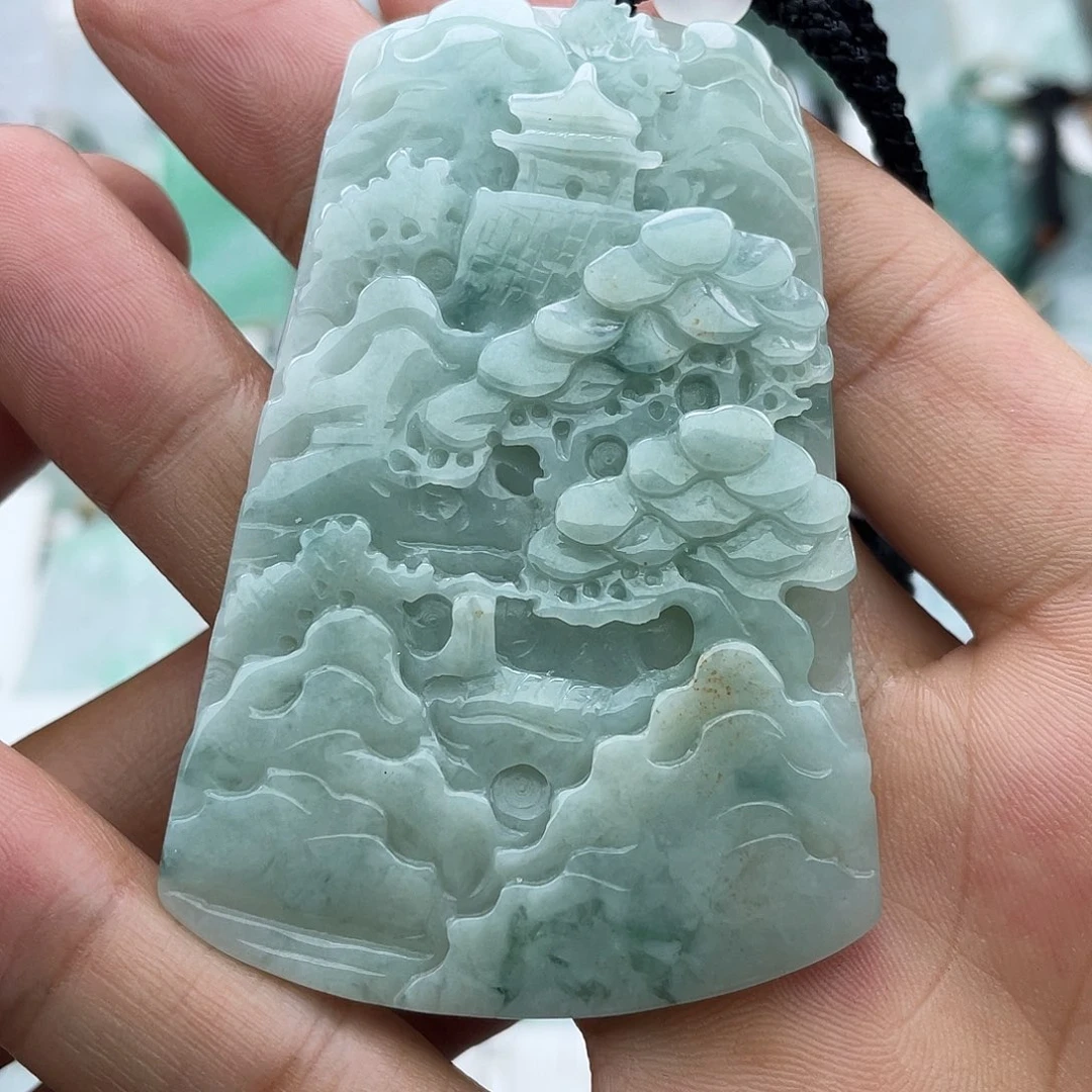 颈饰未镶嵌翡翠翡翠