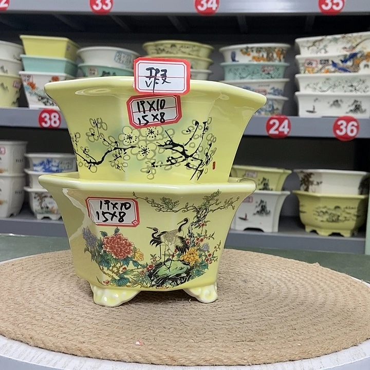 紫砂紫砂花盆0817