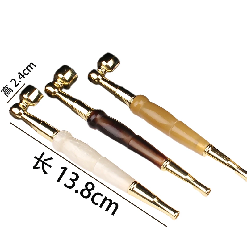 带礼盒黄铜三用晓岚同款仿玛瑙可清洗拆卸粗制细支过滤摆件装饰品