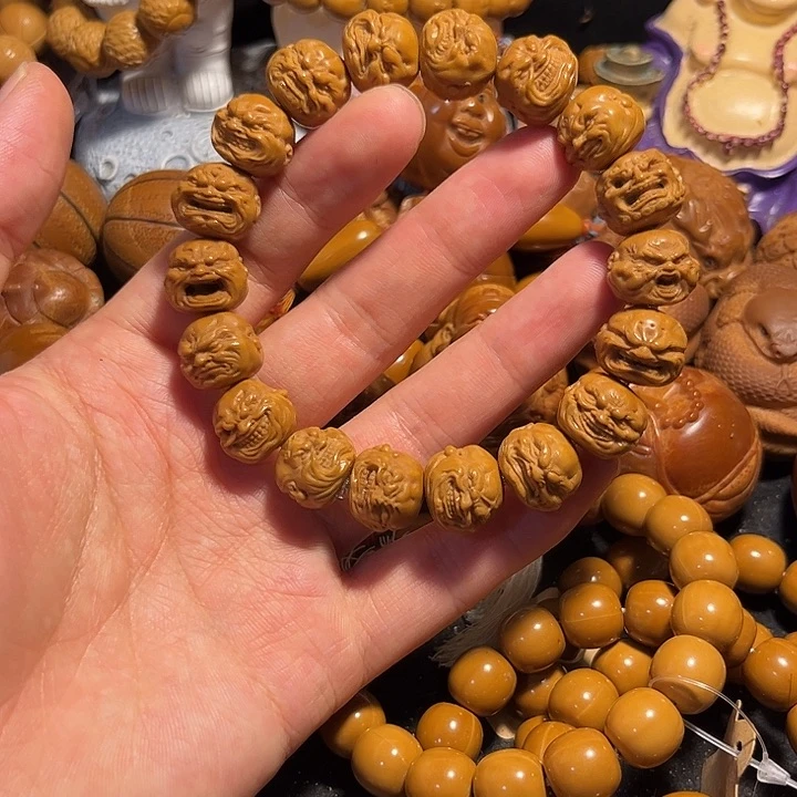 橄榄核手串/手链猴头精工恶僧