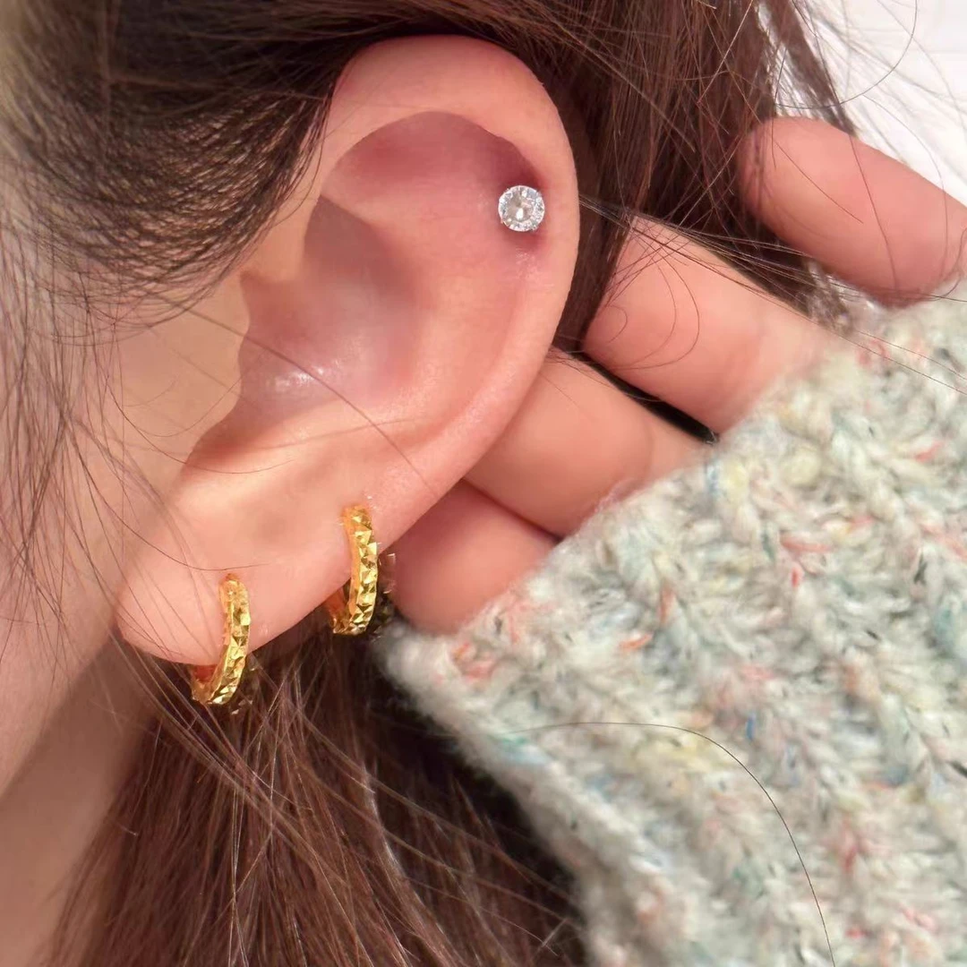 合金耳饰 合金满天星耳扣