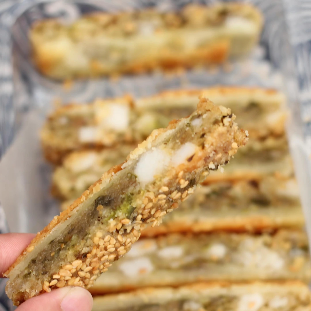 潮汕特产葱油饼传统小吃糕点猪油葱饼点心美食夜宵零食点心