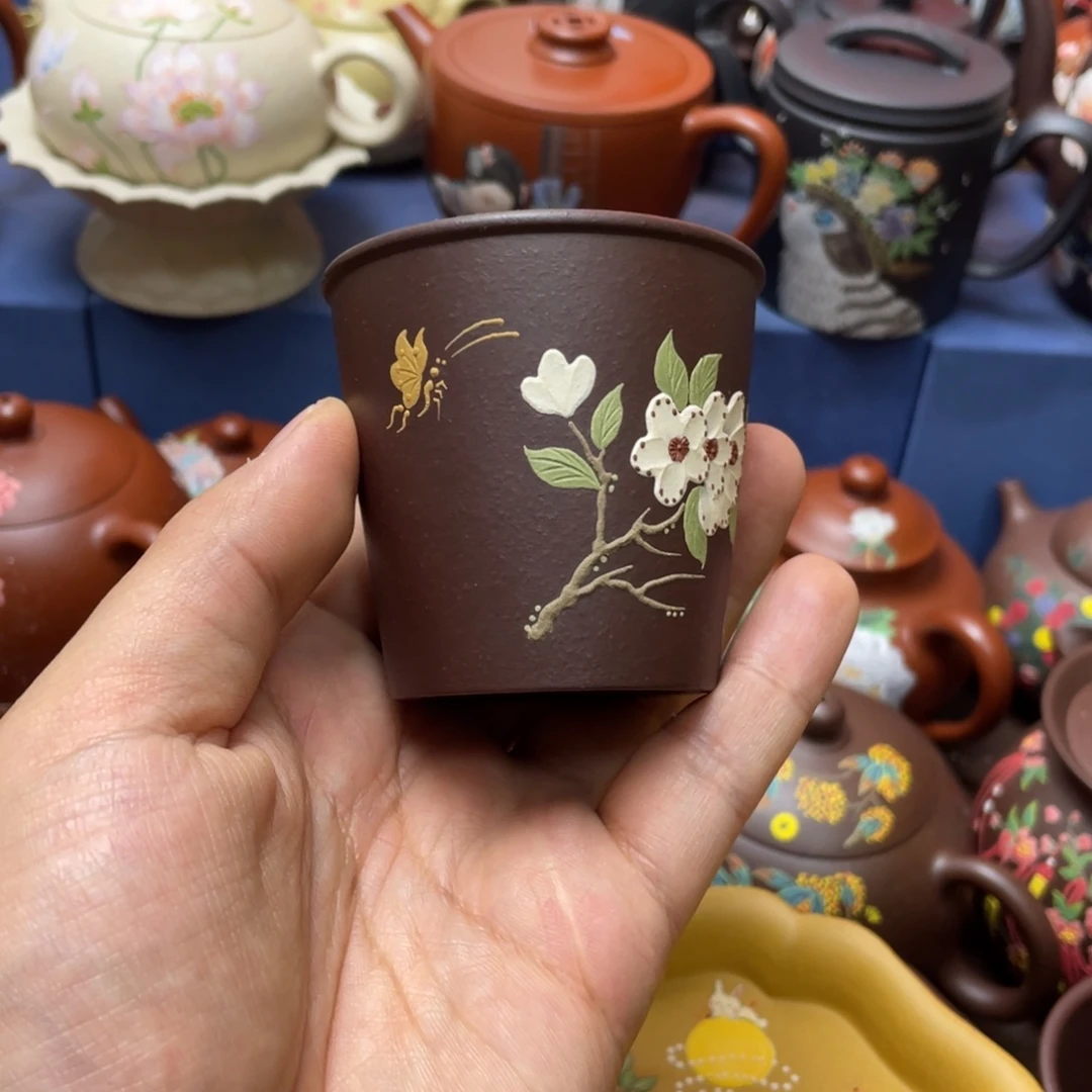 紫砂茶杯紫砂主人杯100cc