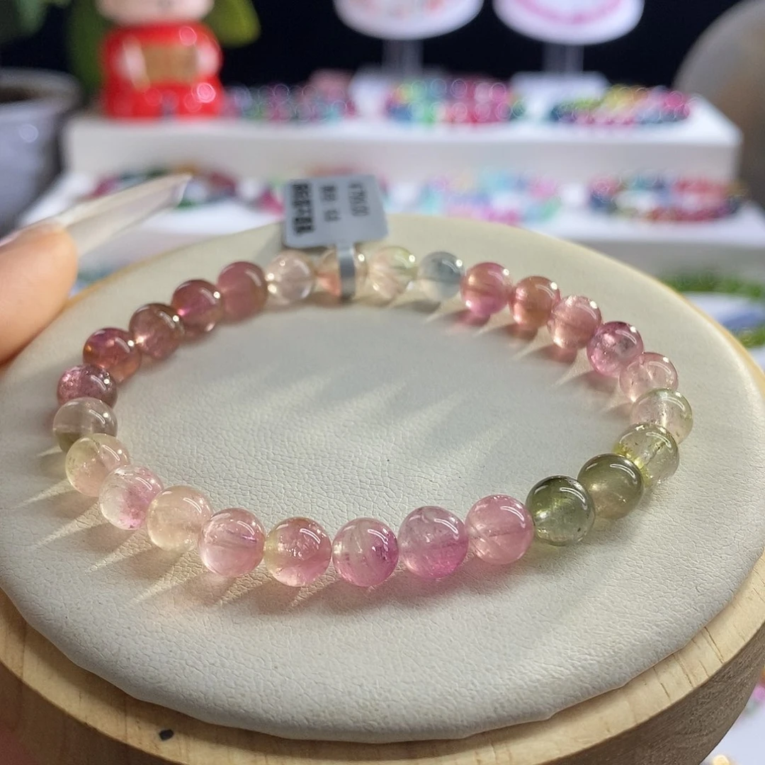 未镶嵌手链碧玺西瓜