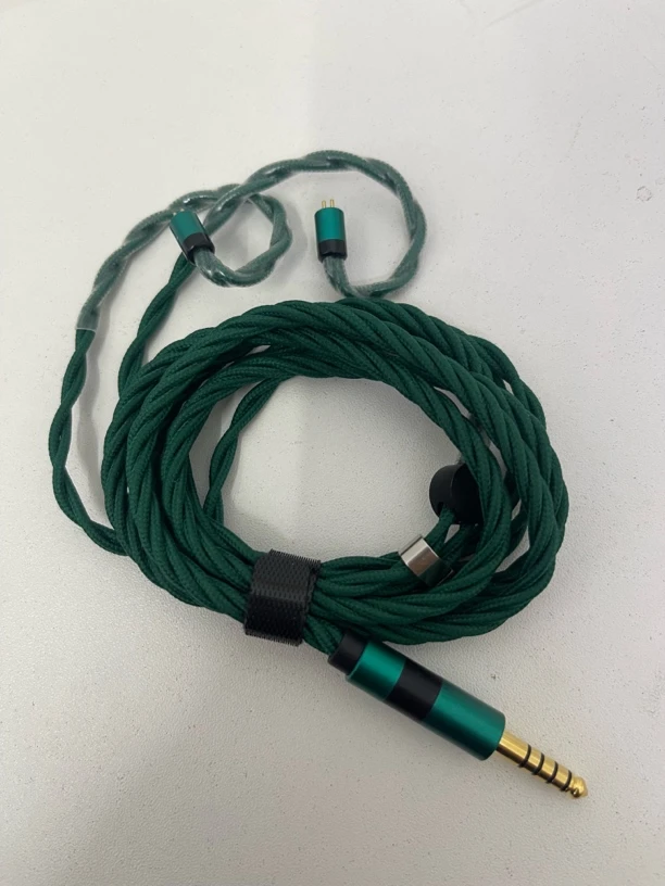 99新  绿石6N单晶铜HiFi镀银有线耳机平衡OCC升级线3.5 4.4 平衡