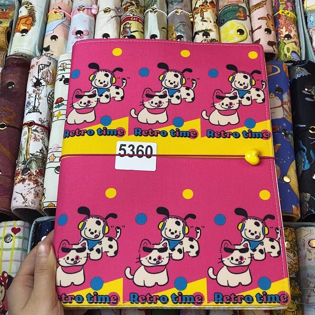 织绣B5活页送纸5360