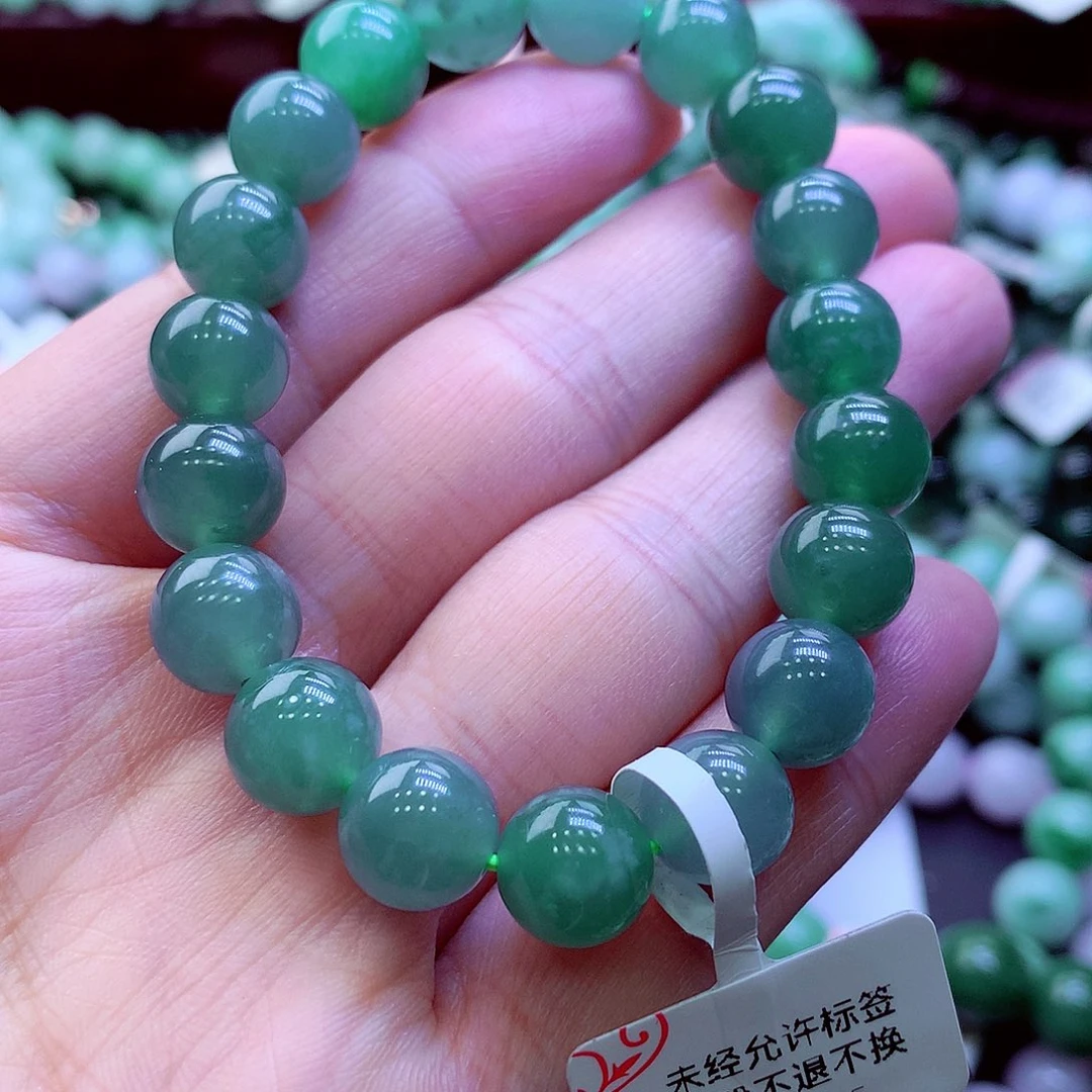翡翠未镶嵌毛衣链