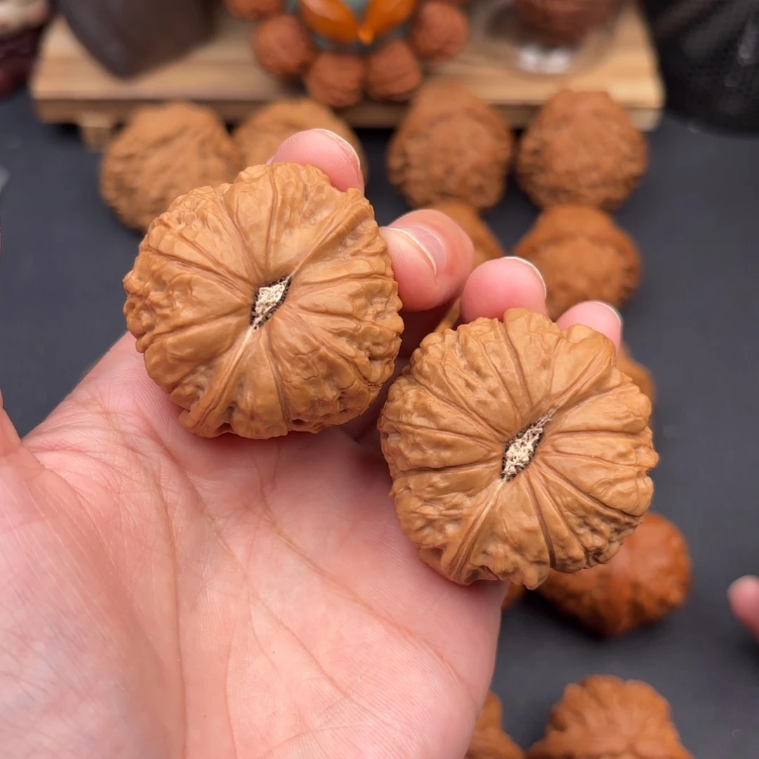 文玩核桃把件南瓜墩45