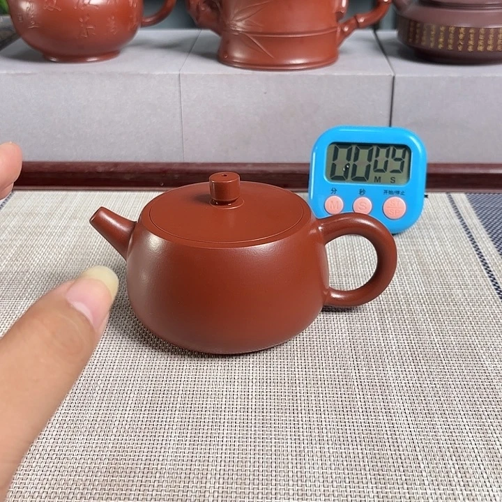 当***人紫砂茶壶宜兴原矿泥料手工紫砂壶