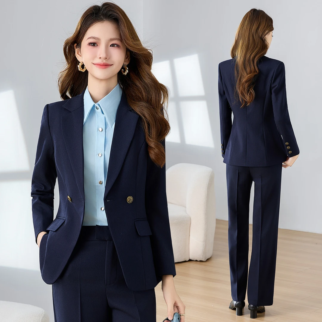 西装外套女2025新款高级感正式场合职业套装裙面试气质正装工作服