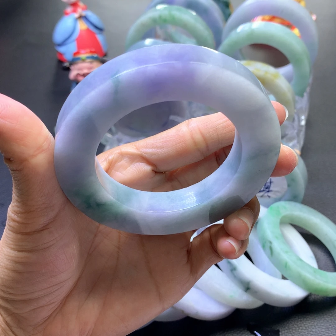 定制翡翠圆条未镶嵌疯*銚