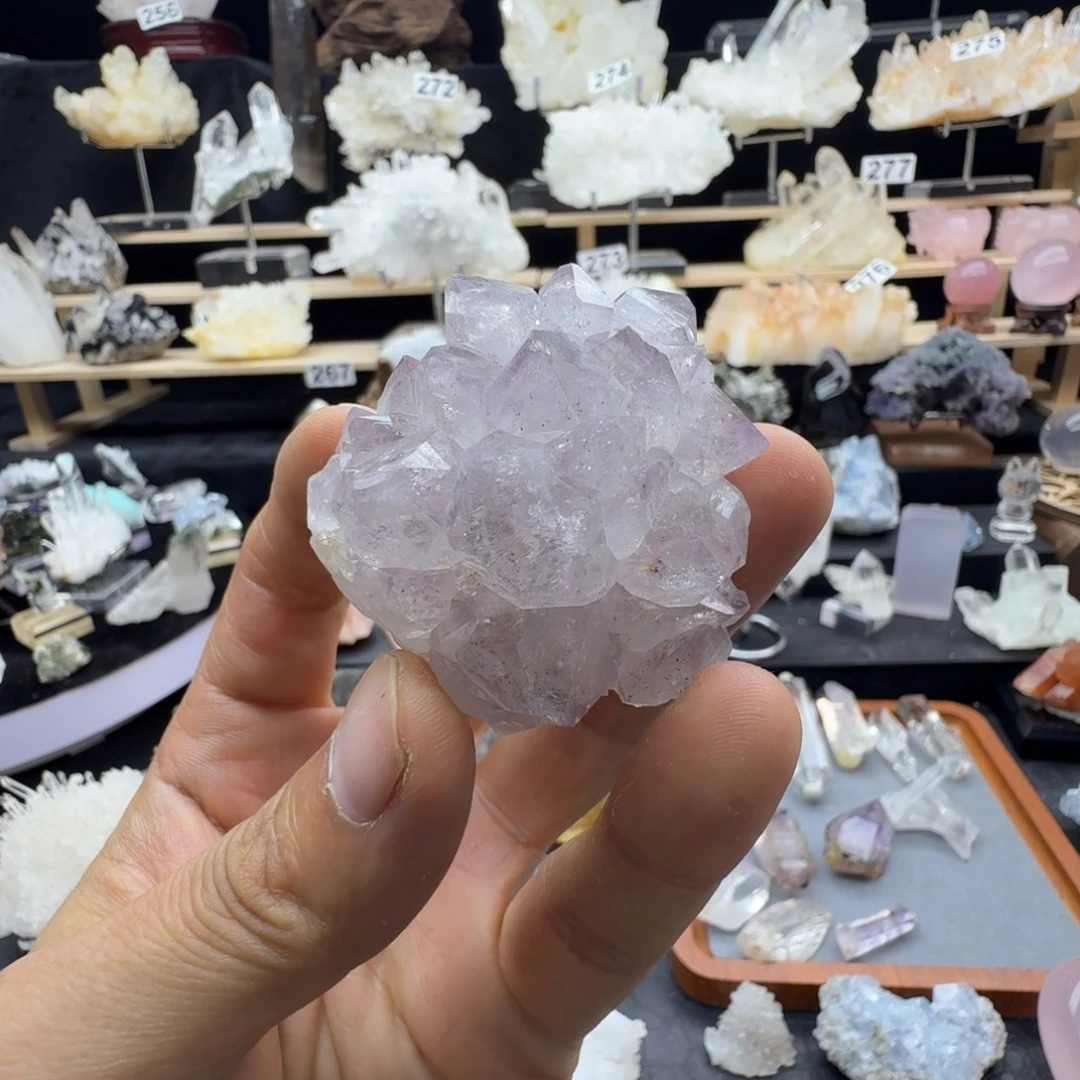 石材巴西紫水晶花