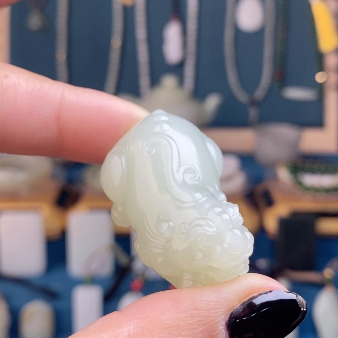 和田玉（糖玉）手链未镶嵌豆****熟