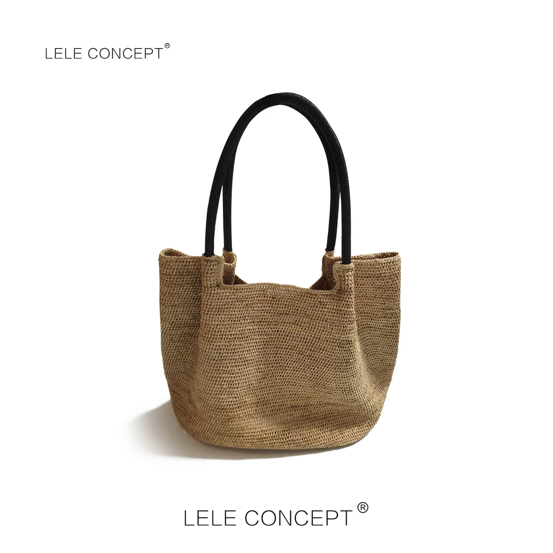 LELE CONCEPT【拉菲草】春夏田园风单肩草编包BB070