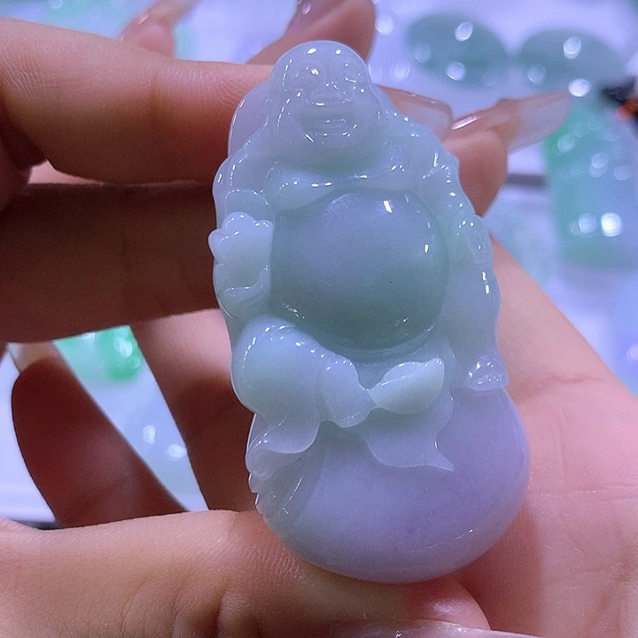 颈饰未镶嵌翡翠天然翡翠A货吊坠