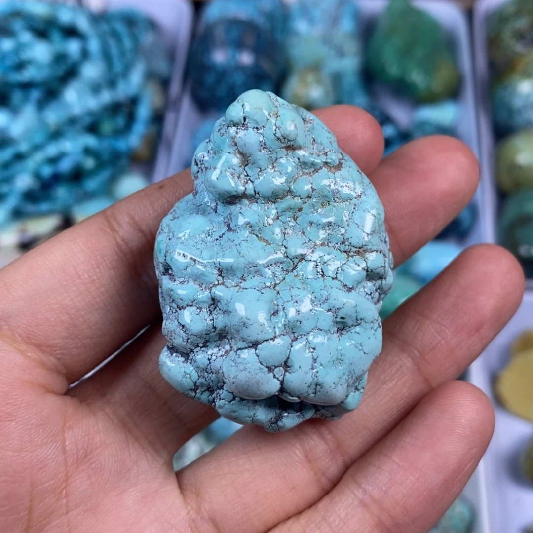 绿松石未镶嵌颈饰