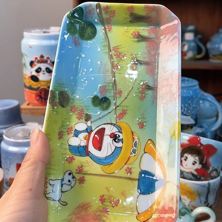 陶景德镇釉下手绘陶瓷