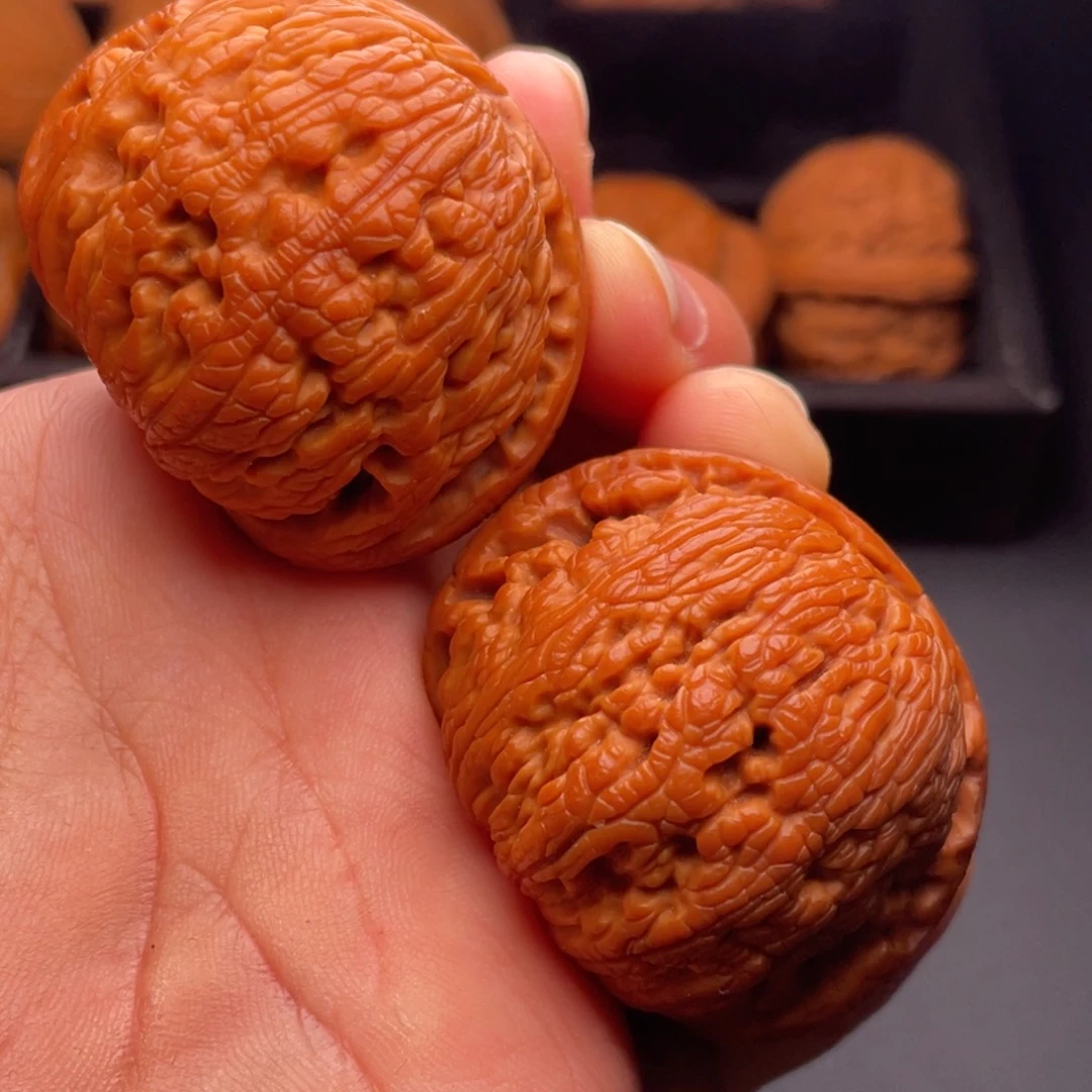 文玩核桃把件秦岭山脉核桃