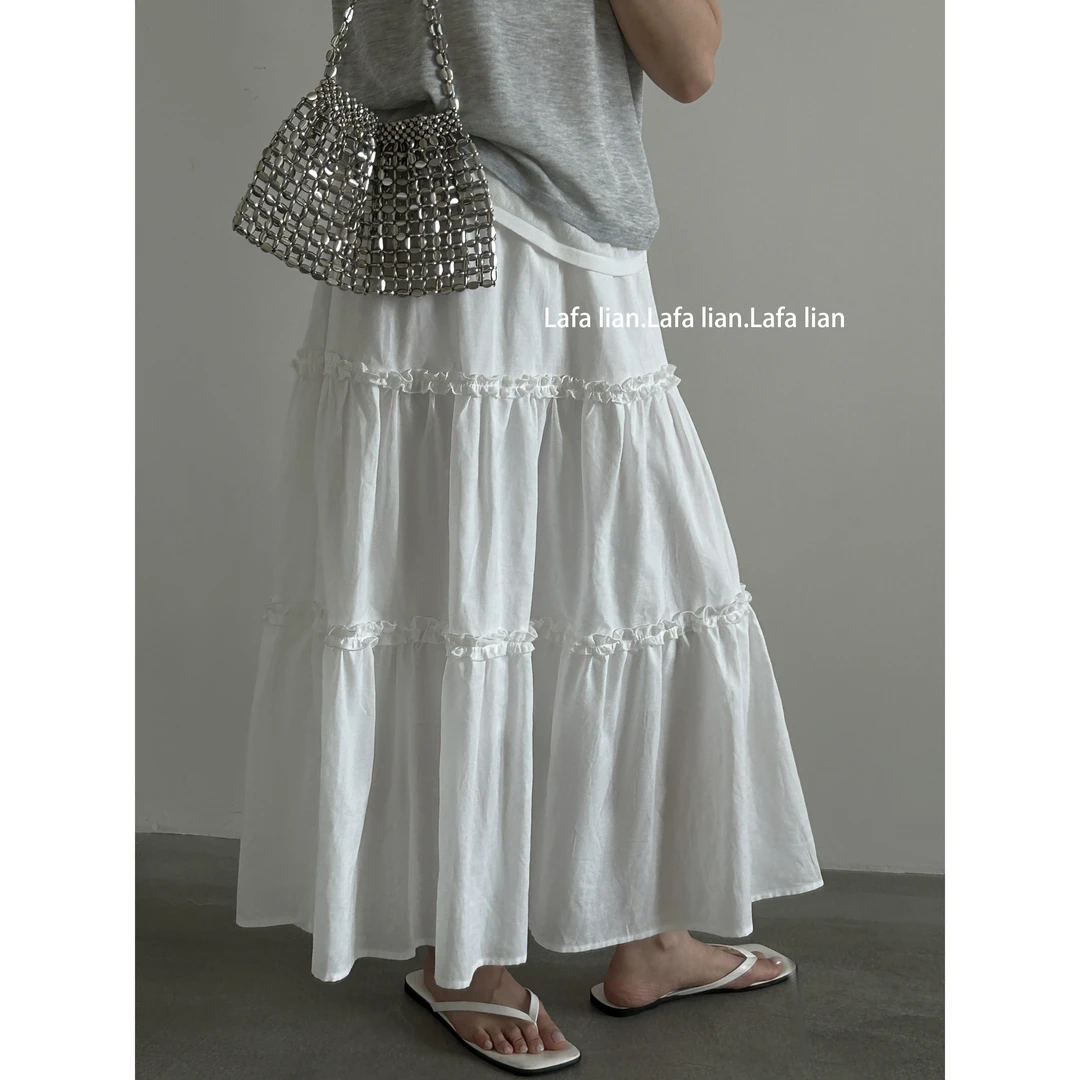 8691#LAFA#怎么穿都不会腻层次感拉满遮肉半身裙（福利）