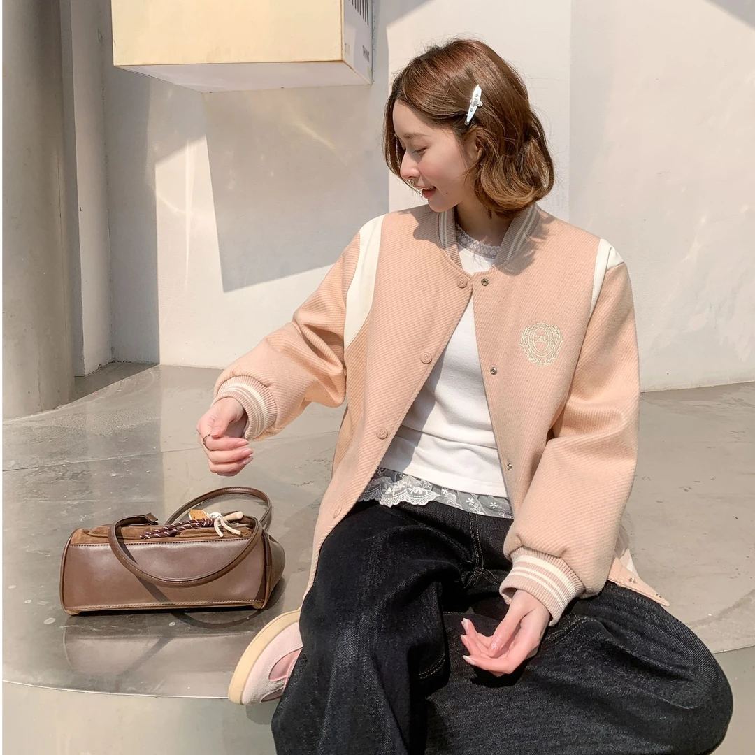 YAYA/2025新鸭鸭羽绒服女春秋季美式运动休闲百搭外套