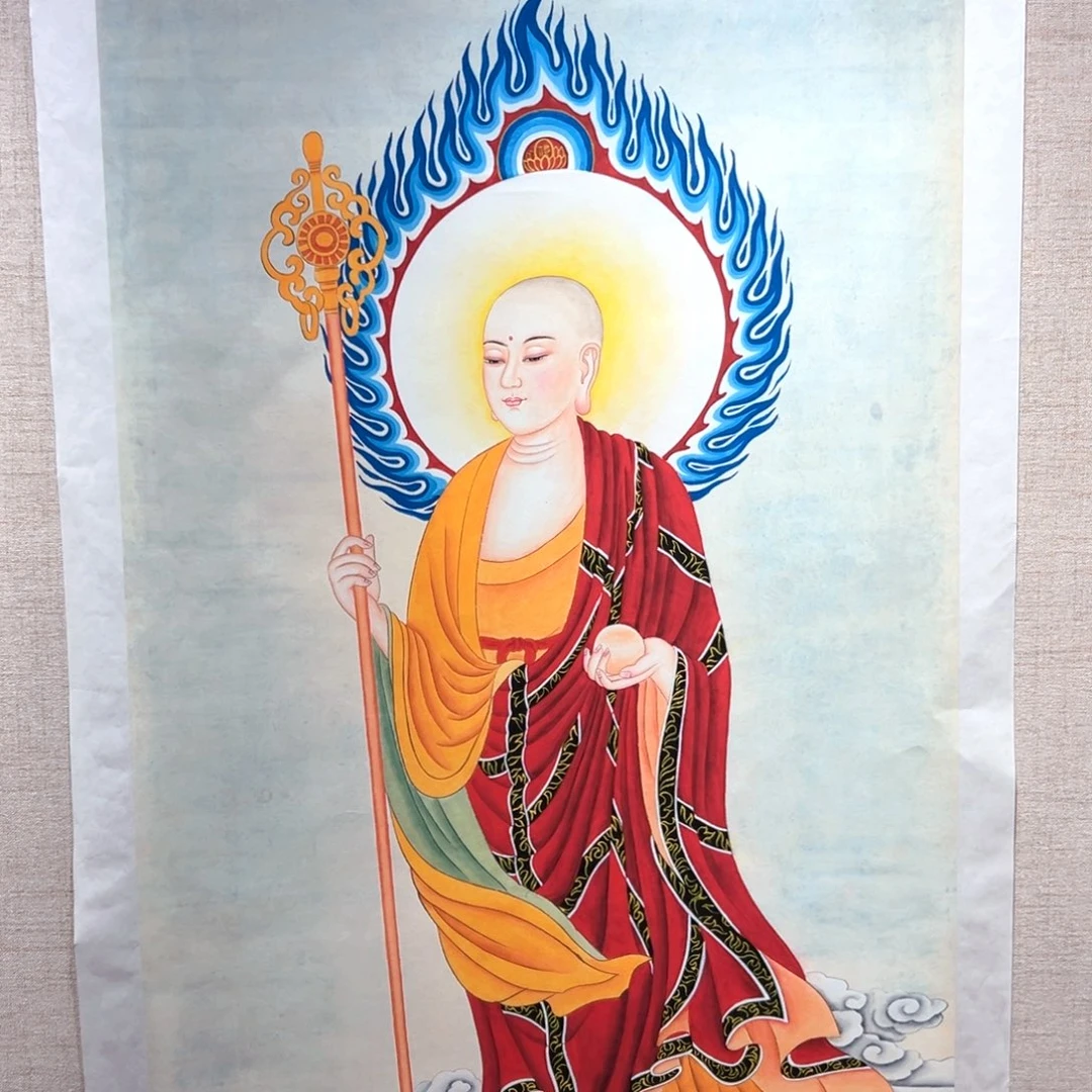 潇***潇国画李老师地藏王菩萨