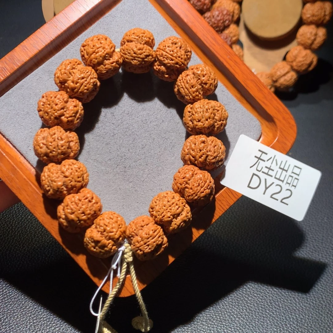 藏***壶手串金刚菩提24麒麟梅花