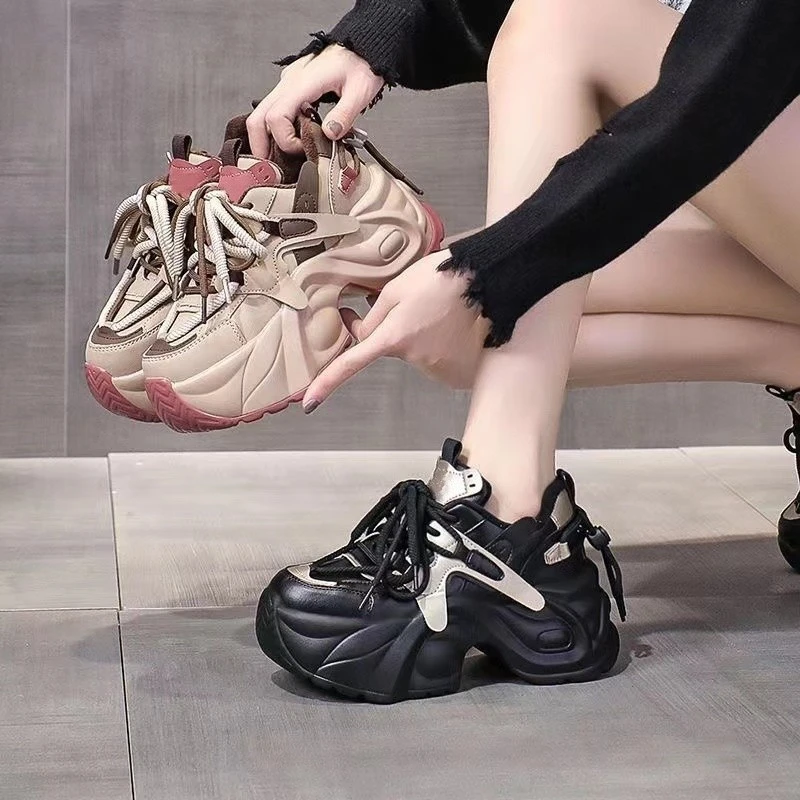 断码乔丹工网红老爹鞋女厚底内增高轻便运动鞋小个子休闲百搭鞋