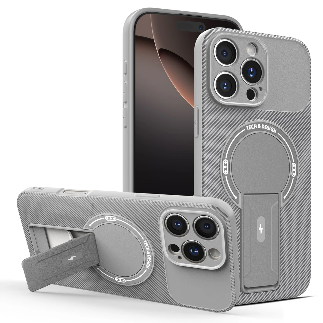 iPhone16手机壳新款磁吸支架适用苹果12/13/14/15promax防摔保护