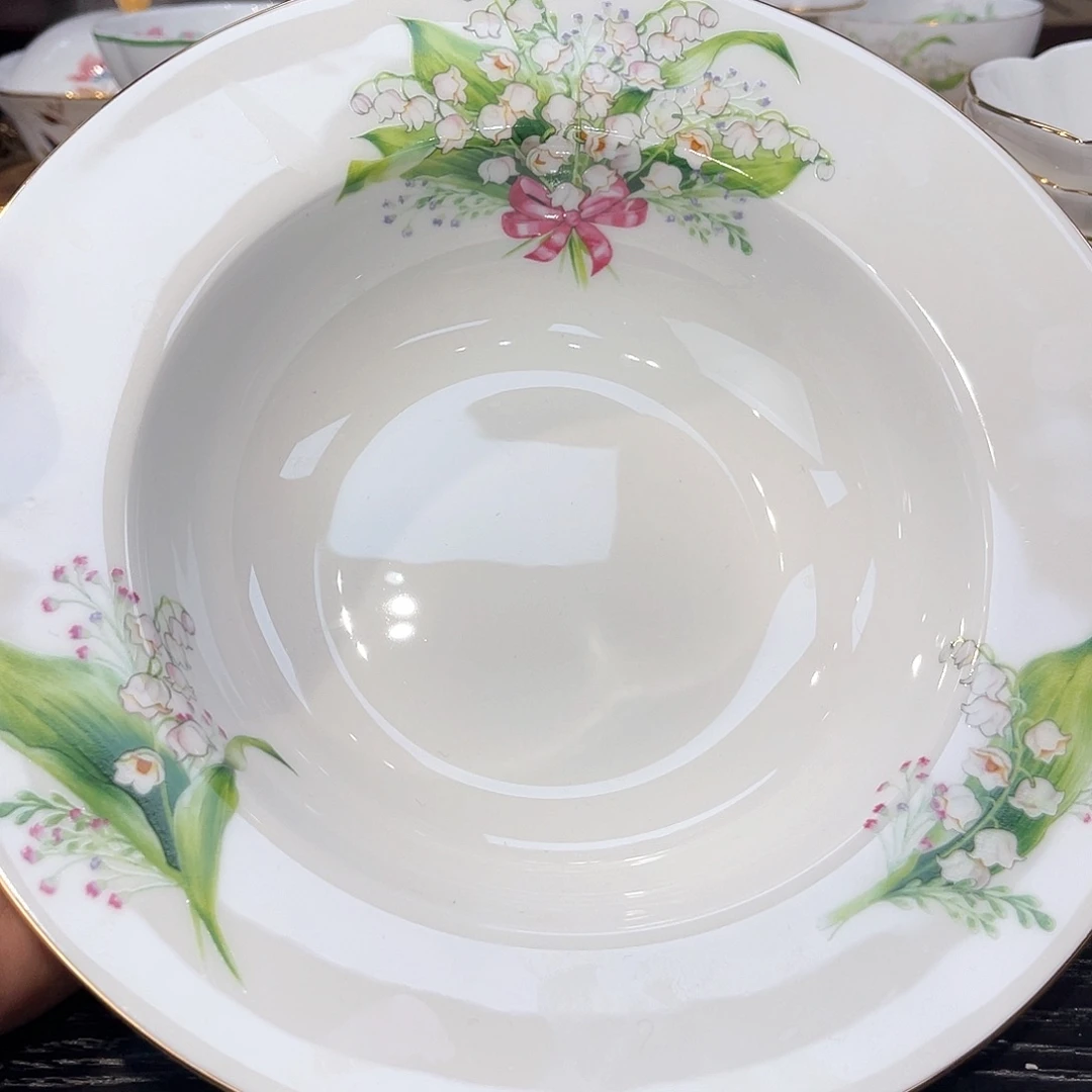 骨瓷草帽盘——————————