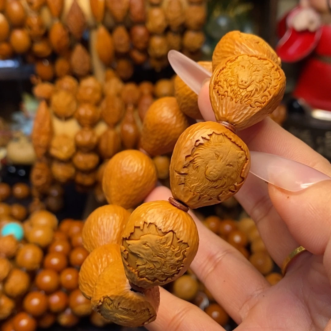 手串/手链橄榄核狼王
