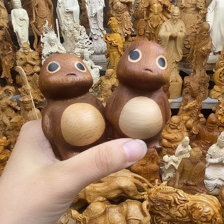 柏木（崖柏）奶龙手把