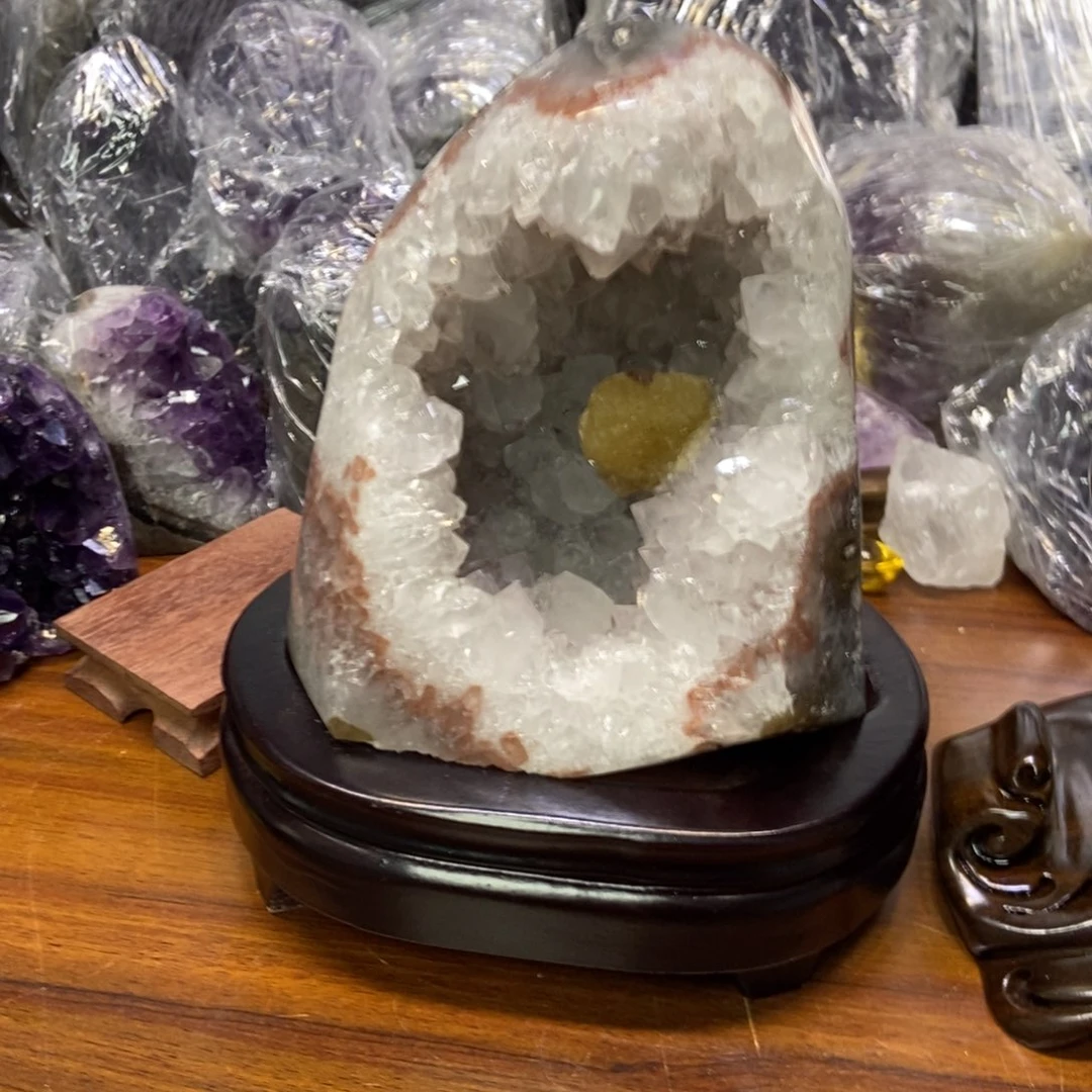 天然水晶摆件未镶嵌水晶H*