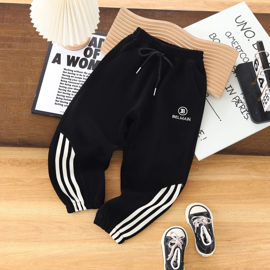 长裤运动风男休闲风运动裤男童裤秋款中大童