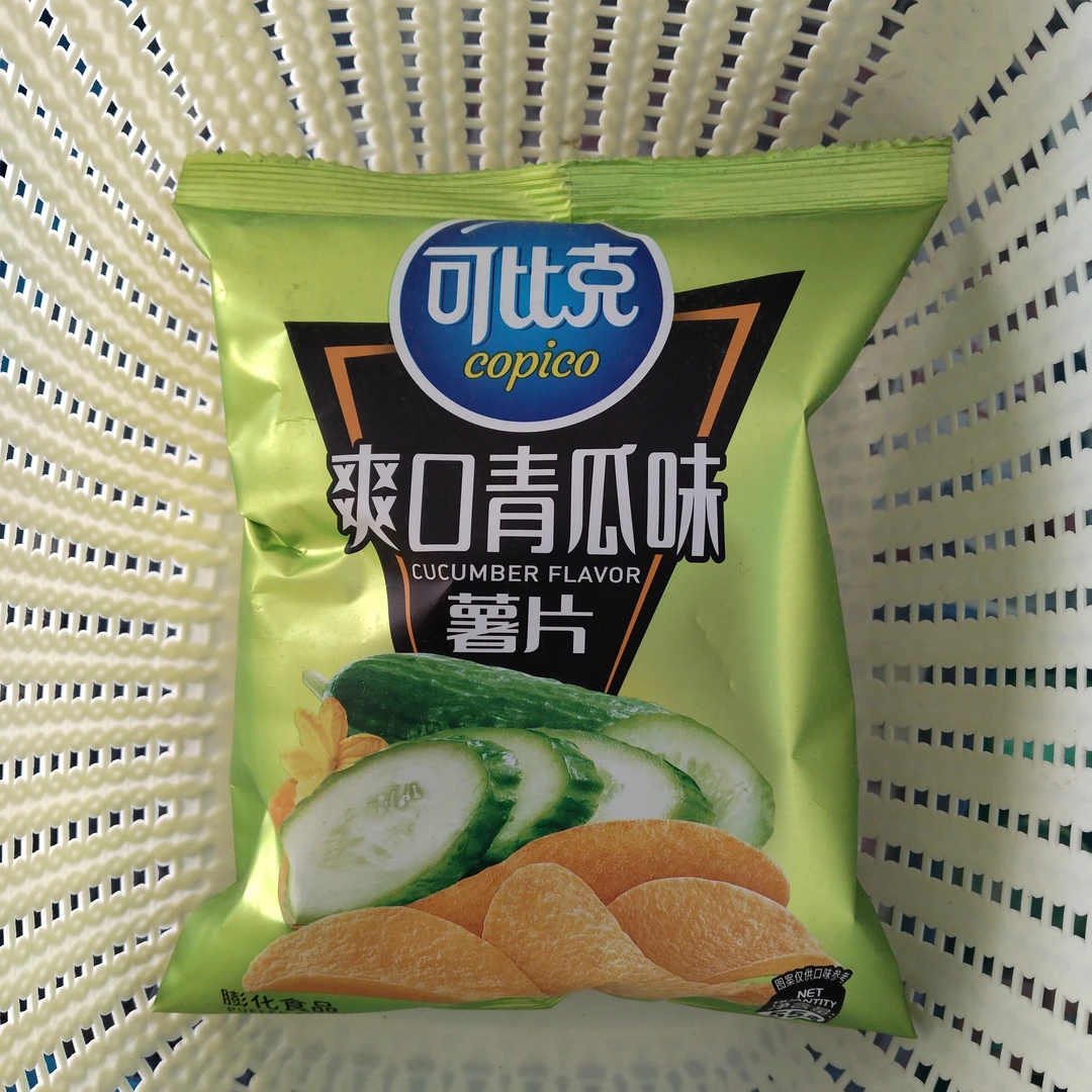 可比克薯片爽口青瓜味55g