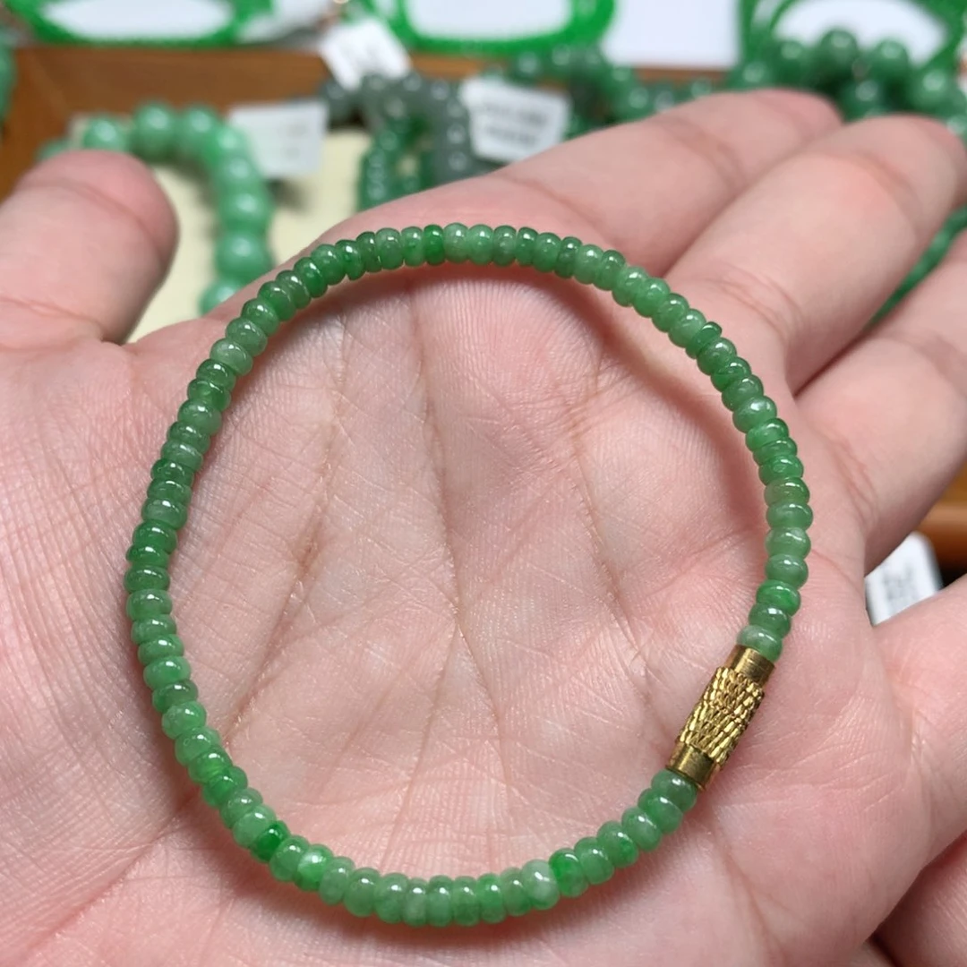 未镶嵌手链翡翠翡翠