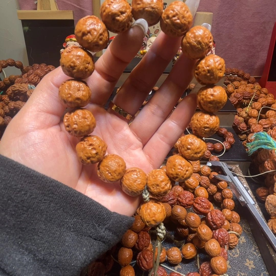 文玩核桃手串元宝肉筋