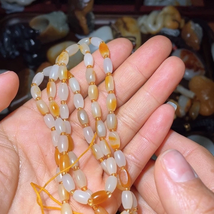 和田玉颈饰未镶嵌@***头