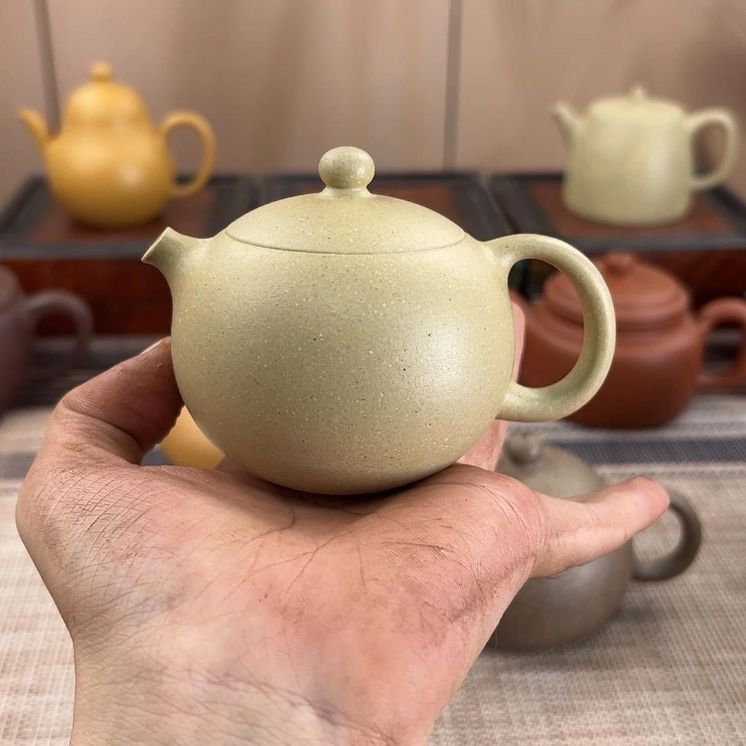 茶壶紫砂本山绿掌上明珠