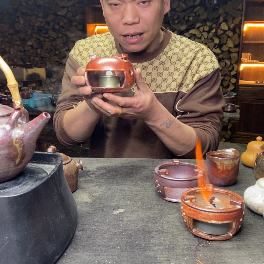 紫砂柴烧紫砂茶具