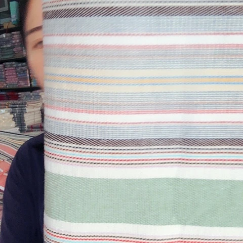 小***王棉瑕疵纯棉加厚绿色枕套一对