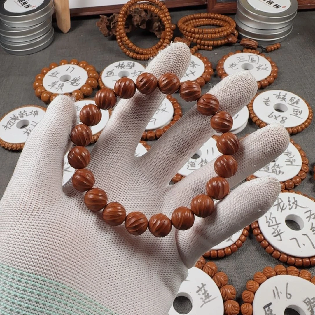 蝌****手串桃核11定风珠
