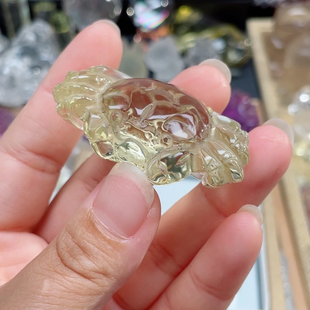 金***咪石材天然水晶摆件家居