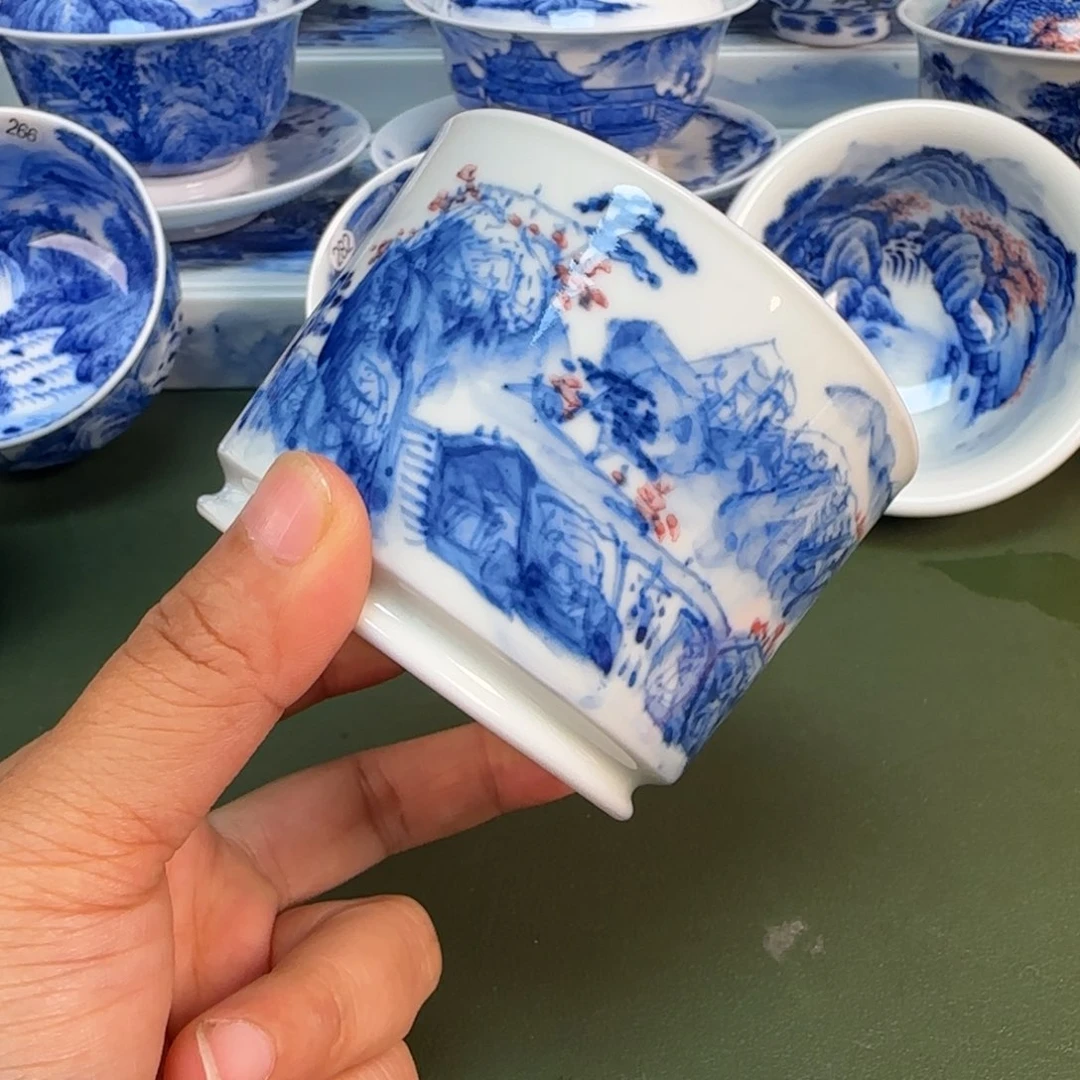 景德镇纯手绘茶具233