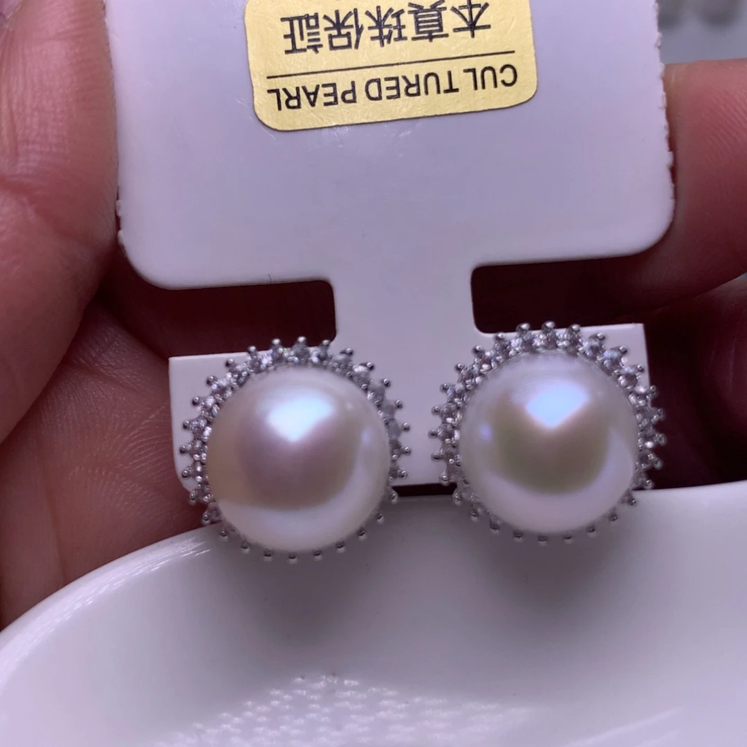 未镶嵌耳饰淡水珍珠