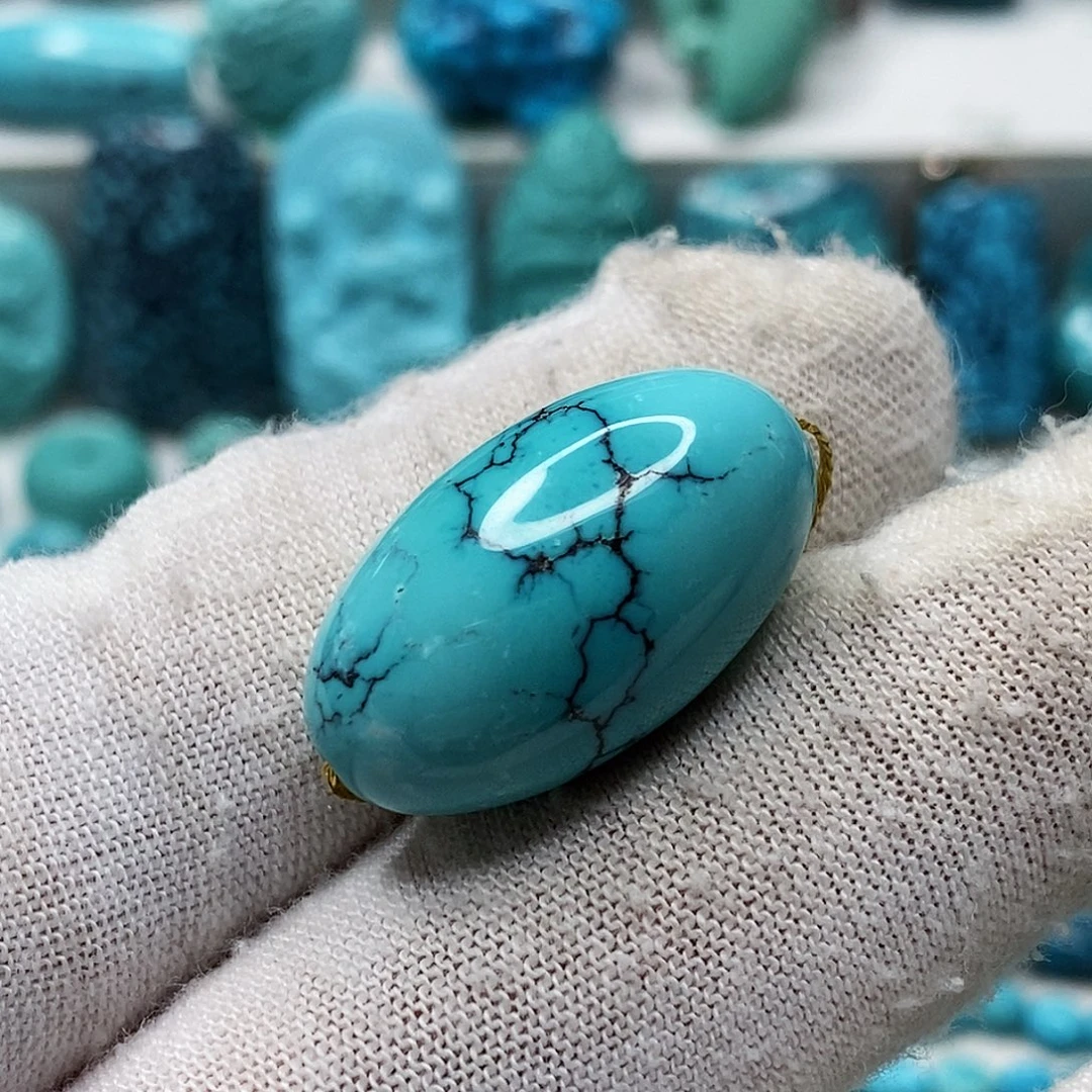 未镶嵌绿松石天然原矿 带武汉地大证书